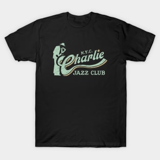 Charlie Jazz Club Vintage Retro Style T-Shirt